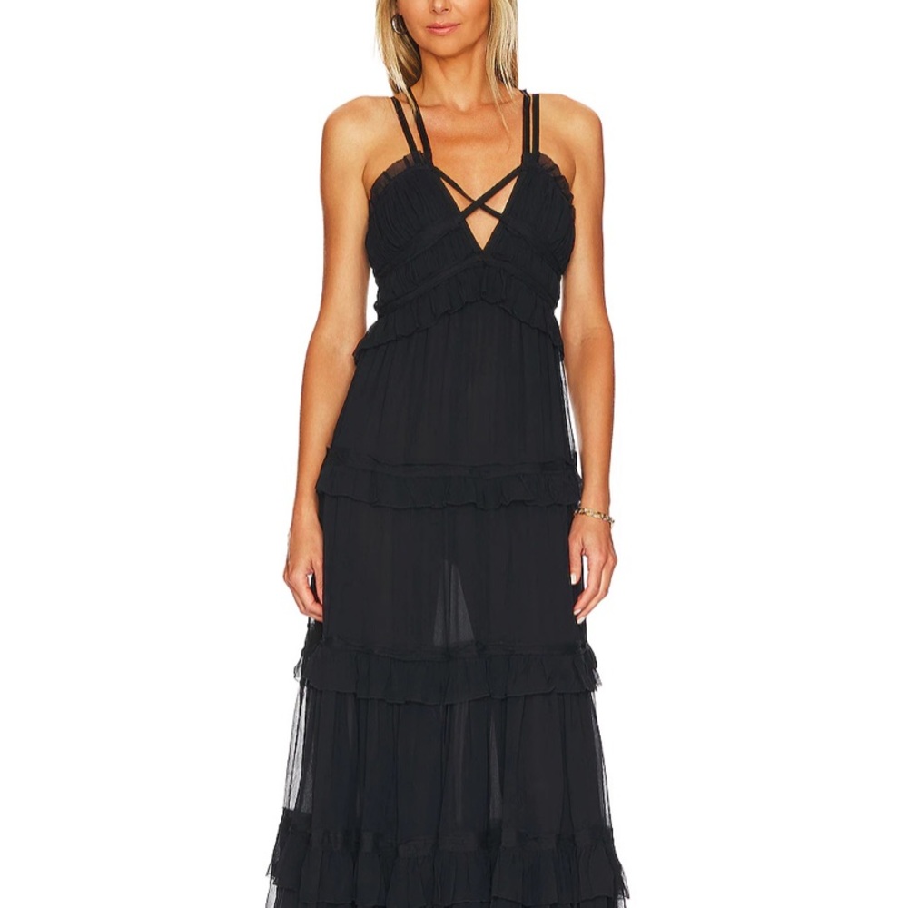 Ulla Johnson Agatha Gown in Midnight
